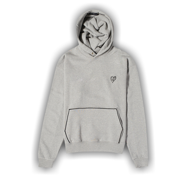 Buy Andersson Bell Essential ADSB Heart Hoodie 'Grey