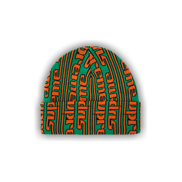 Buy Supreme Vertical Logo Beanie 'Green' - FW23BN49 GREEN | GOAT