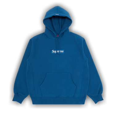 Buy Supreme Box Logo Hooded Sweatshirt Blue FW23SW56 BLUE GOAT CA