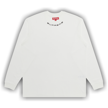 Buy Supreme Collar Logo Long-Sleeve Top 'Black' - FW23KN94 BLACK