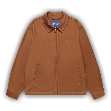 Buy Awake NY Lightweight Wool Harrington Jacket 'Brown' - AWK SP23