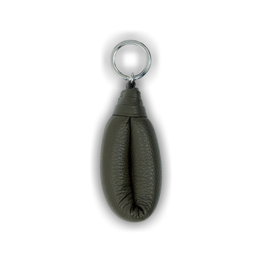 Buy Lemaire Wadded Key Holder 'Dark Moss' - AC304 LL0018