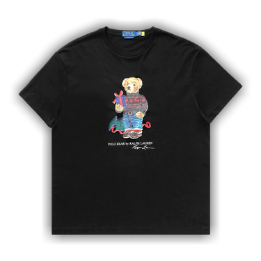 Polo bear shirt black discount
