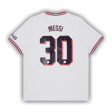 white messi psg jersey