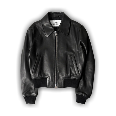 ジャケット・アウター 00s archive A.S.M leather jacket black 1340230_00.png.png