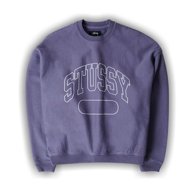 Buy Stussy Varsity Oversized Sweatshirt 'Washed Blue