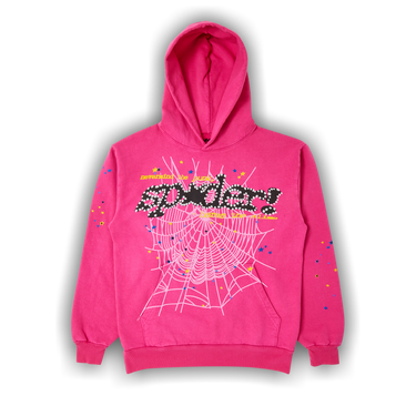 Buy Sp5der P*nk V2 Hoodie 'Pink' - SP5 MGSP5 HD | GOAT