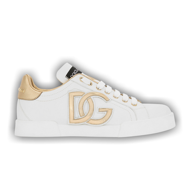 スニーカー DOLCE & GABBANA Woman Sneakers White CK1545AD780 89662 Dolce & Gabbana DG-embellished low-top Sneakers | White
