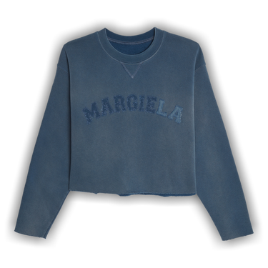 Buy Maison Margiela Logo Faded Sweatshirt 'Blue' - S51GU0126
