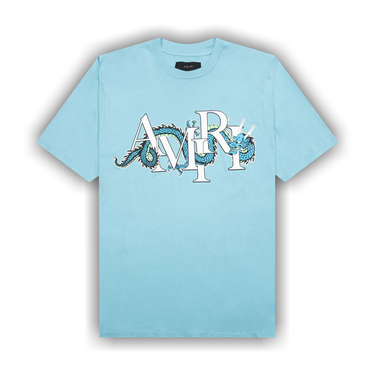 Buy Amiri CNY Dragon Tee 'Air Blue' - AMJYTE1004 401 AIR | GOAT