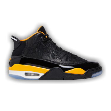 Black n yellow jordans top