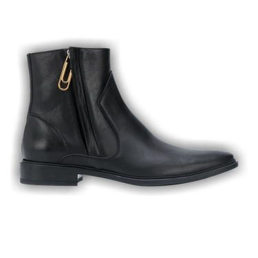 Buy Off-White Paperclip Chelsea Zip Boot 'Black