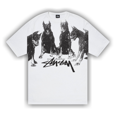 Buy Stussy Dobermans Tee 'White' - 1904997 WHIT | GOAT
