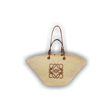Buy Loewe Large Anagram Basket bag 'Natural/Tan' - A223F04X02 2435