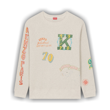 Buy Kenzo Boke Flower 2.0 Zip-Up Sweatshirt 'Off White