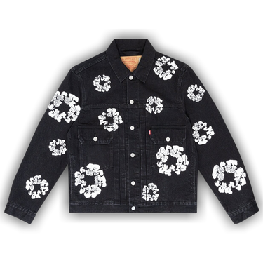 Buy Denim Tears Type II All Over Wreath Jacket 'Black' - 802
