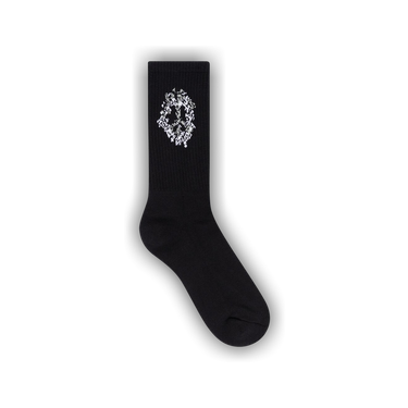 Buy Denim Tears Wreath Sock 'Black' - 502 101 04 | GOAT