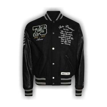 Buy Amiri Oversized Eagle Varsity Jacket 'Black