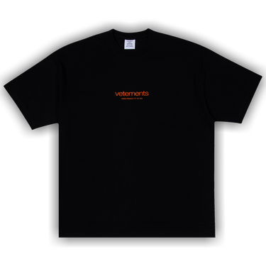 Buy Vetements Urban Logo T-Shirt 'Black' - UE64TR150B BLAC | GOAT