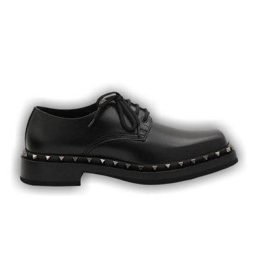 靴 valentino garavani DERBY ROCKSTUD M-WAY Valentino Garavani M-Way Rockstud Leather Derby Shoes