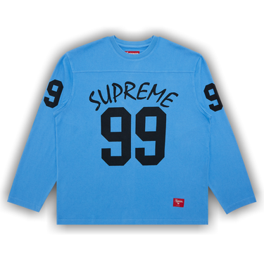 Buy Supreme 99 Long-Sleeve Football Top 'Blue' - SS24KN53 BLUE | GOAT