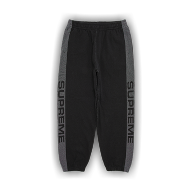 SUPREME NEW YORK Jacquard Stripe Sweatpant Black SS24 NEW SZ