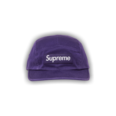 Buy Supreme Washed Chino Twill Camp Cap 'Purple' - SS24H31 PURPLE