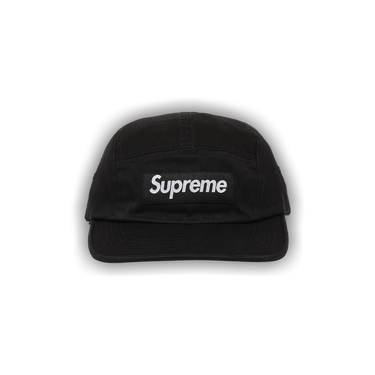 Buy Supreme Washed Chino Twill Camp Cap 'Black' - SS24H31 BLACK | GOAT