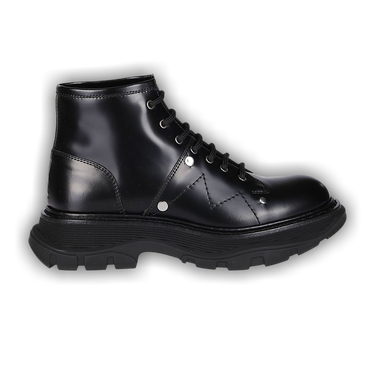 Buy Alexander McQueen Wmns Tread Slick Lace Up Boot 'Black