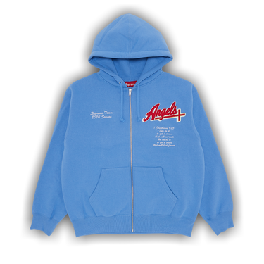 ★2024SS WEEK4★Supreme Salvation Zip Up Hooded Sweatshirt Supreme Salvation Zip Up Hooded Sweatshirt Red Men's - SS24 - US