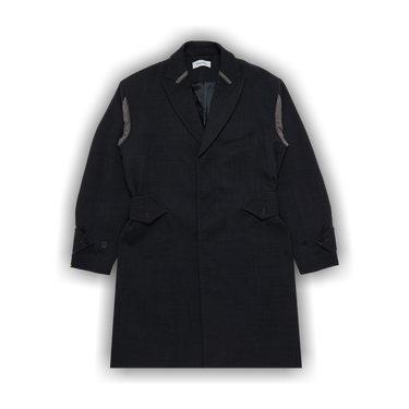 Buy Kiko Kostadinov Solon Long Coat 'Shadow Grey/Ash Grey