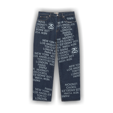 Stussy big o’l jeans khaki green 36 Big Ol' Jean in Faded Army