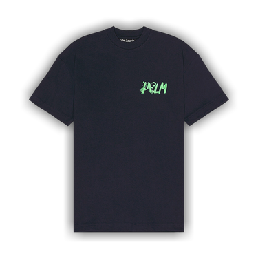 Buy Palm Angels I Am Lost Tee 'Navy Blue' - PMAA072S24JER0044670