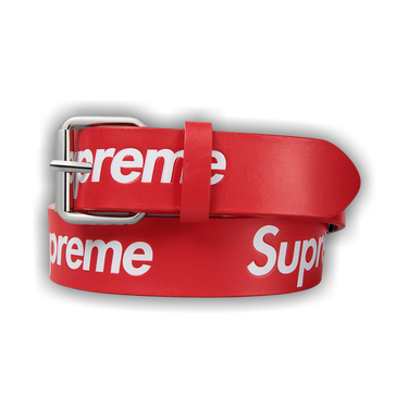 Buy Supreme Repeat Leather Belt 'Red' - SS23A106 RED | GOAT