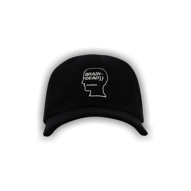 Buy Brain Dead Batwing Logohead Hat 'Black