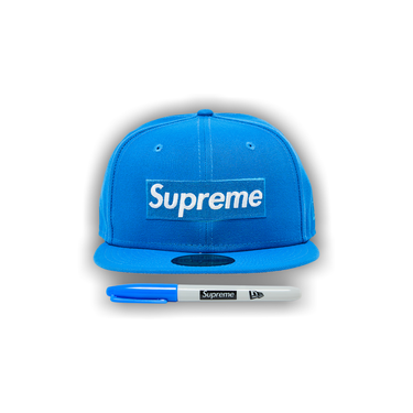 Buy Supreme Sharpie Box Logo New Era 'Blue' - SS24H6 BLUE | GOAT CA