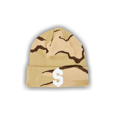 Supreme New Era $ Beanie Desert Camo