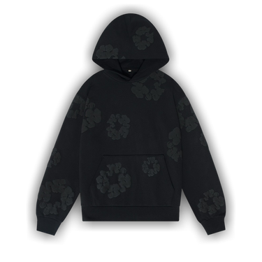 Buy Denim Tears Cotton Wreath Hooded Sweatshirt 'Black Monochrome' - 5650  1SS240106CWHS BLAC | GOAT
