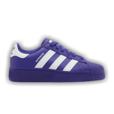 Adidas superstar purple stripe top