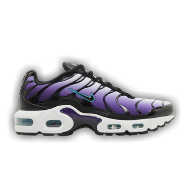 purple and black nike air max plus
