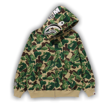 Buy BAPE Art Camo Shark Hoodie Green 1J80 115 055 GREEN GOAT
