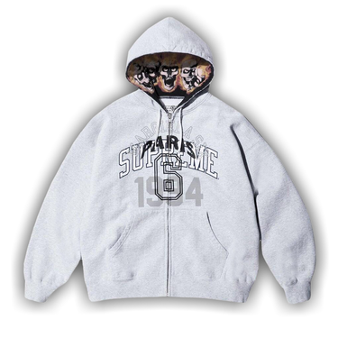 Buy Supreme x MM6 Maison Margiela Zip Up Hooded Sweatshirt 