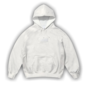 Buy Supreme x MM6 Maison Margiela Foil Box Logo Hooded Sweatshirt 'White' -  SS24SW33 WHITE | GOAT