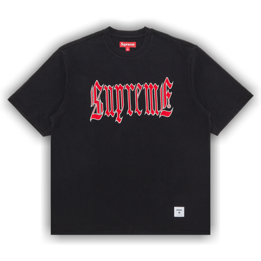 Supreme Brushed Arc S/S Top Black Men's - SS25 - US