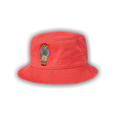 Buy Polo Ralph Lauren Fishing Bear Bucket Hat 'Red Reef