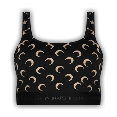 Marine Serre｜ (WUW055ACJER0001 IT99) Moon Sport Bra MARINE SERRE Nero | Grifo210
