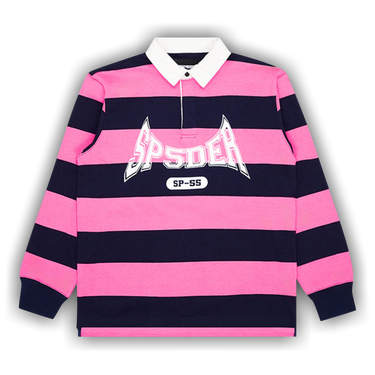 トップス KnuthMarf spring rugger shirt pink brown 1405166_00.png.png