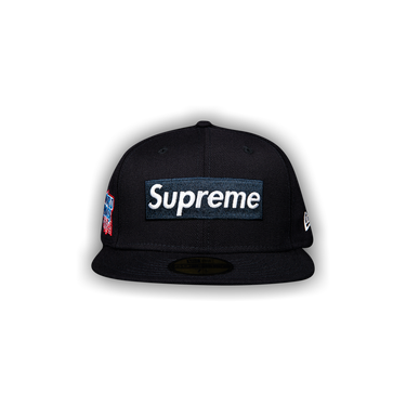 Buy Supreme World Famous Box Logo New Era 'Navy' - FW20H77