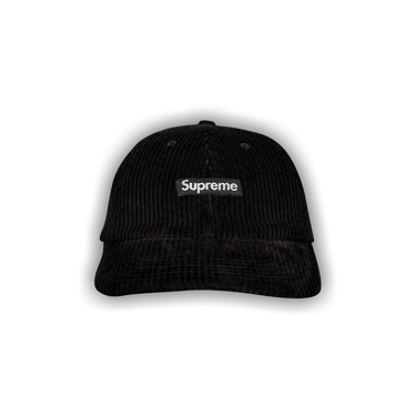Buy Supreme Ripple Corduroy Small Box 6-Panel 'Black' - FW20H89