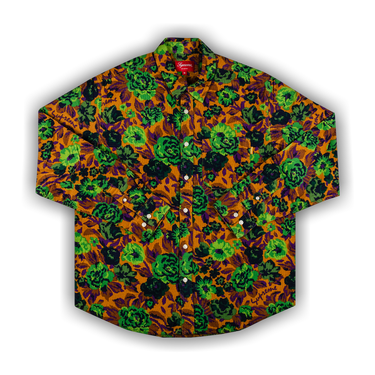 supreme digi floral corduroy shirt